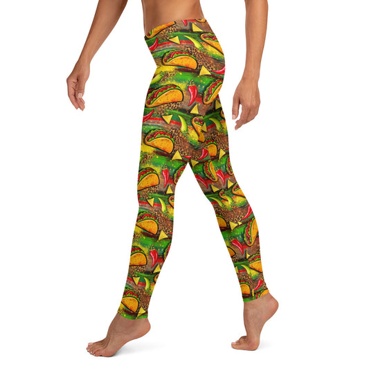 Taco Vibes Leggings for Taco Lovers