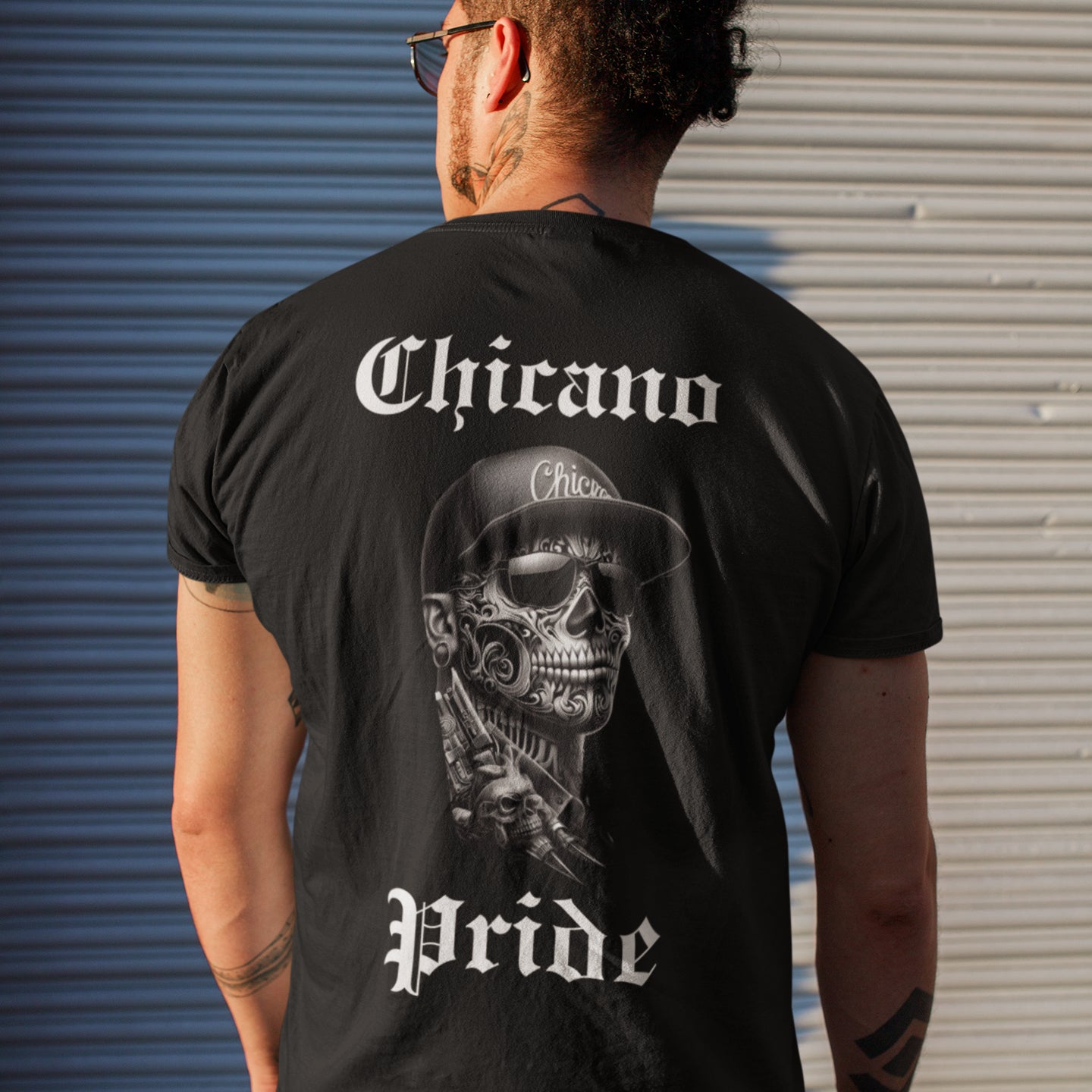 Chicano Pride Back Print T-Shirt - Bold Cultura, Strong Roots