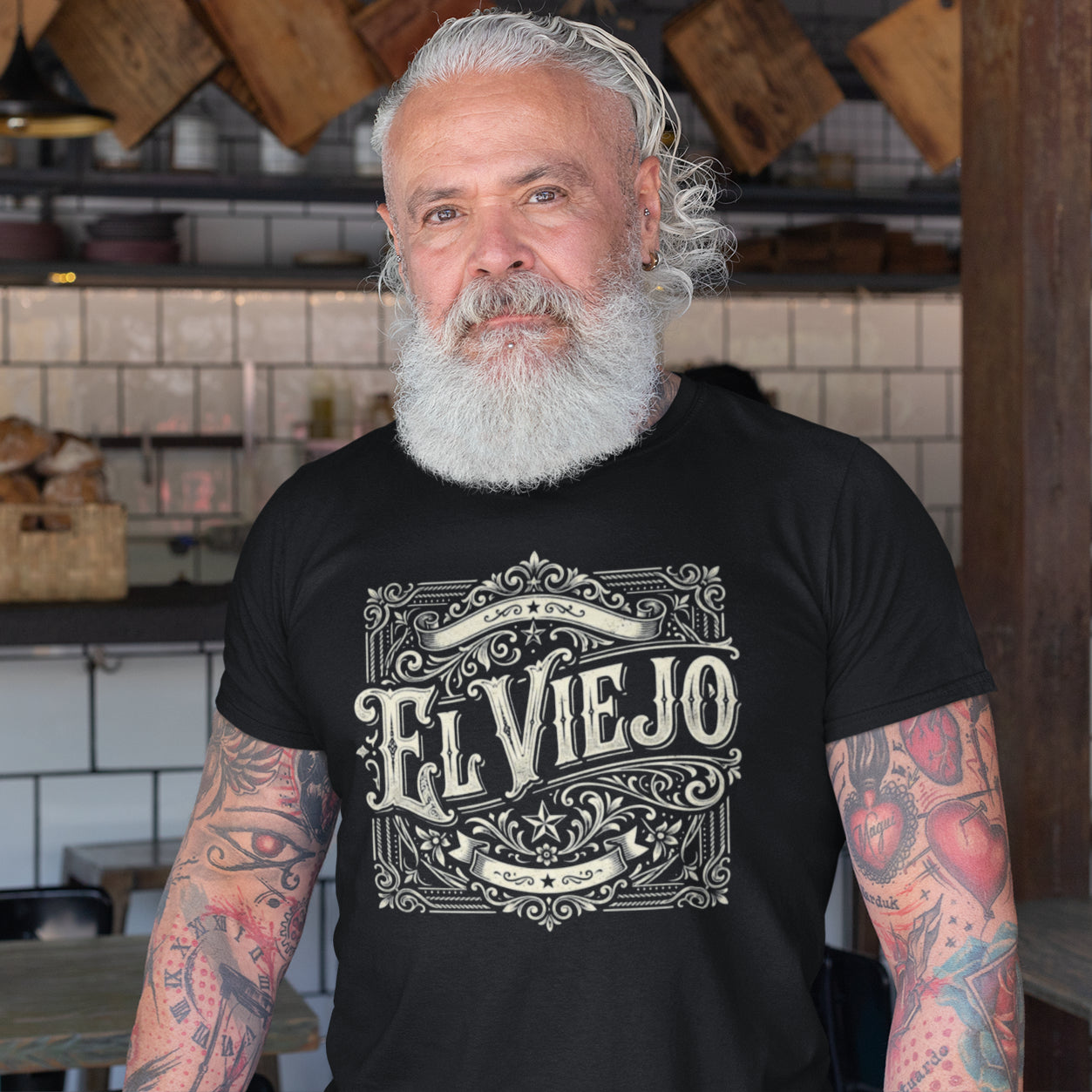 El Viejo - Puro Estilo y Respeto Tee