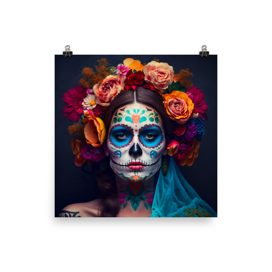 Catrina Floral Poster