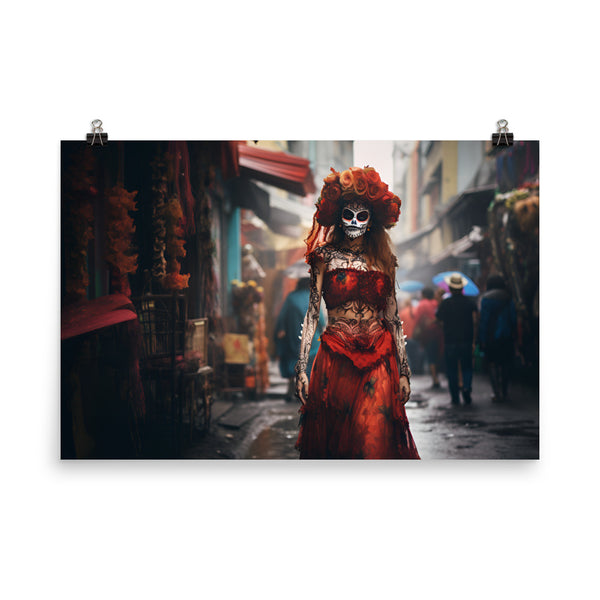 Catrina in Mexico City Poster Catrina in Mexico City Poster