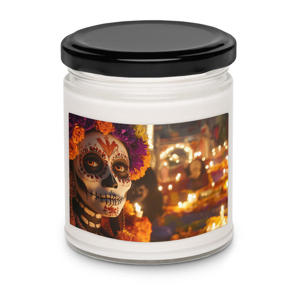La Catrina’s Light Dia De Los Muertos Scented soy candle La Catrina’s Light Dia De Los Muertos Scented soy candle