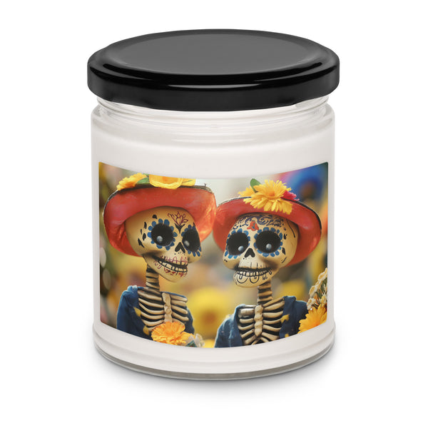 Amor Eterno Día de los Muertos Scented Soy Candle Amor Eterno Día de los Muertos Scented Soy Candle