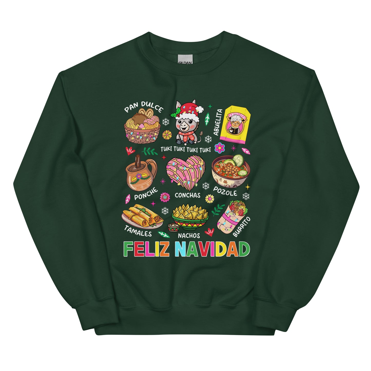 Feliz Navidad Tis the Season Ugly Christmas Sweatshirt