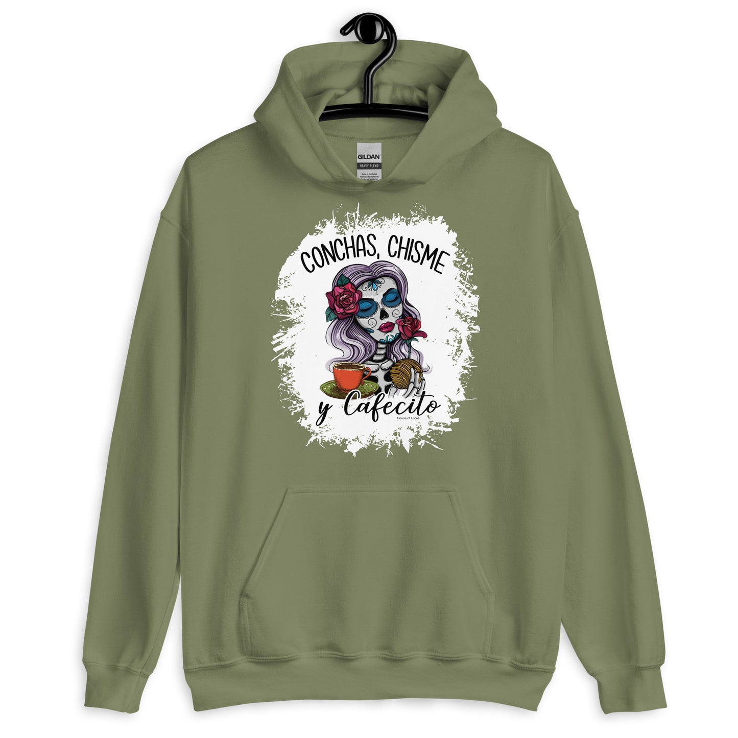 Concha Chisme Y Cafecito Unisex Hoodie