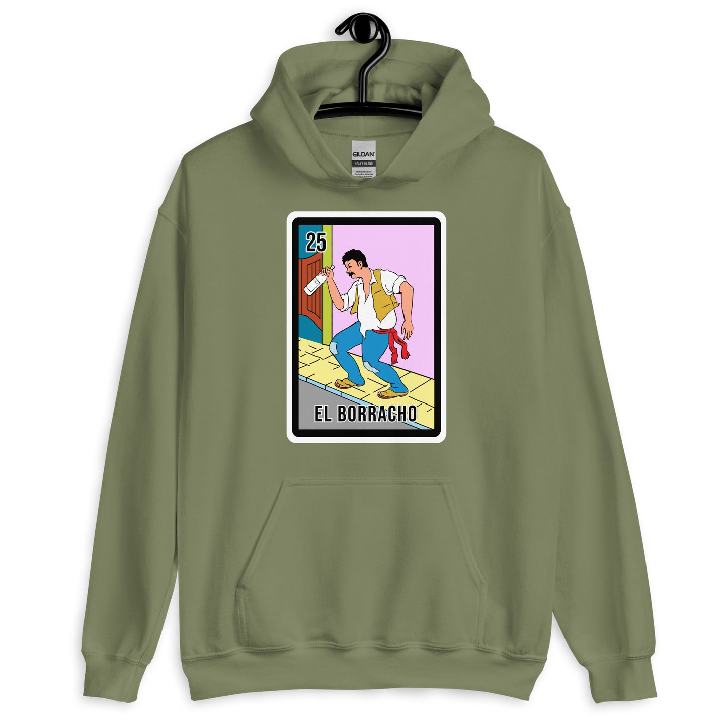 El Borracho Mexican Loteria Unisex Hoodie