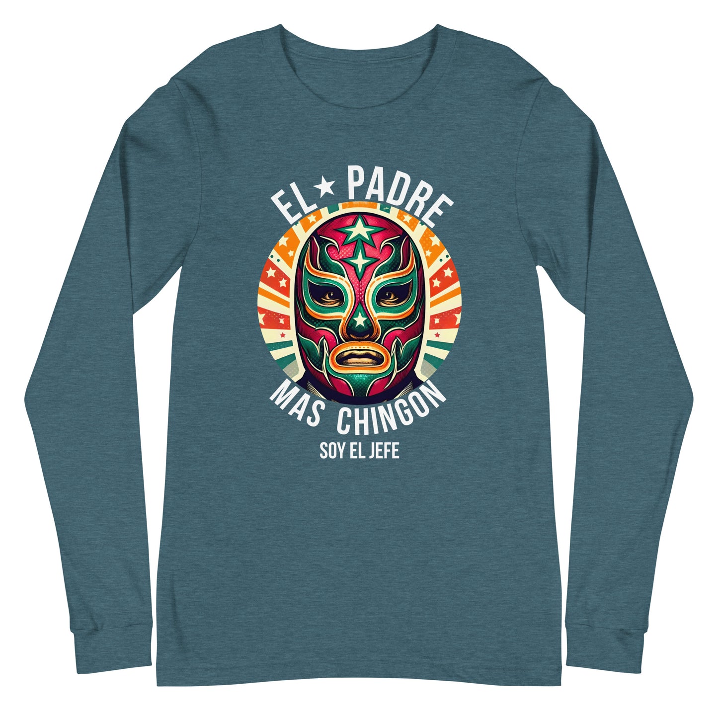 El Padre Mas Chingon Soy El Jefe Unisex Long Sleeve Tee