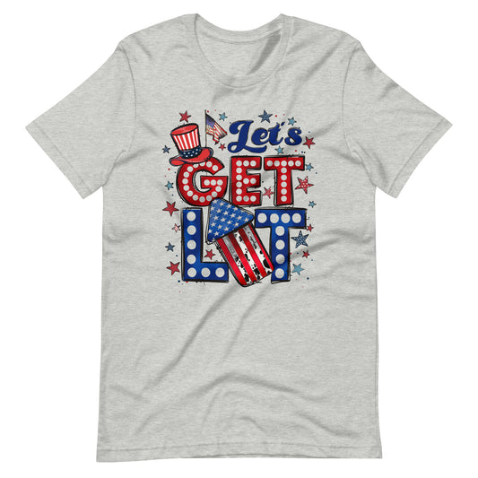 Let's Get Lit 4th of July Premium T-Shirt