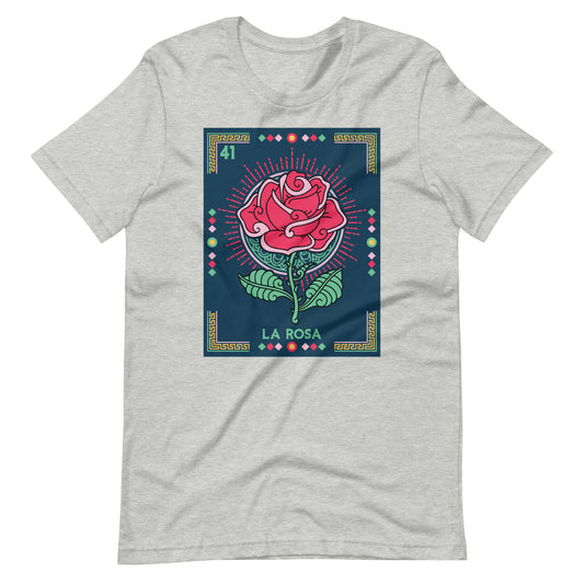 La Rosa Mexican Loteria Unisex t-shirt