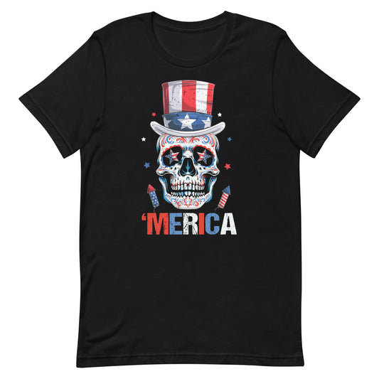 Americano Sugar Skull Premium T-Shirt