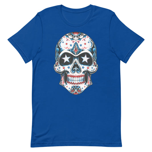 4th of July American Sugar Skull Premium T-Shirt