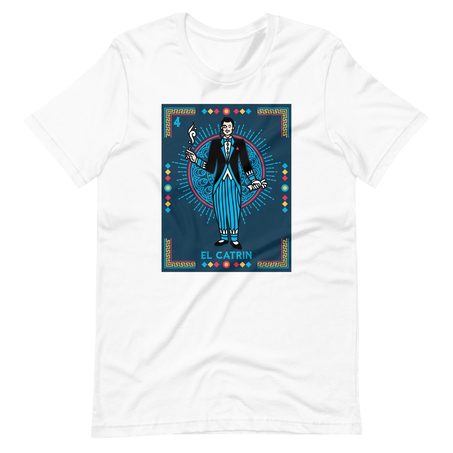 El Catrin Mexican Loteria Unisex t-shirt