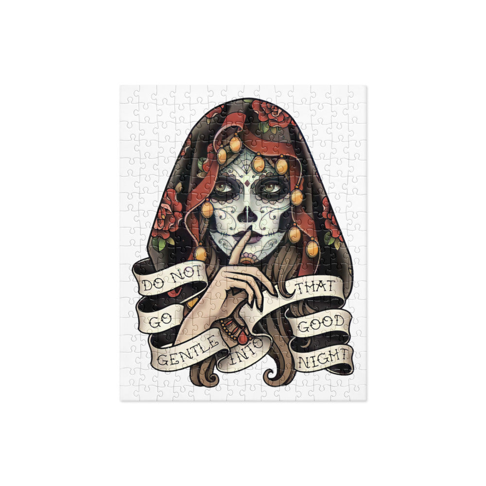 La Catrina Do Not Go Gentle into That Good Night Jigsaw puzzle