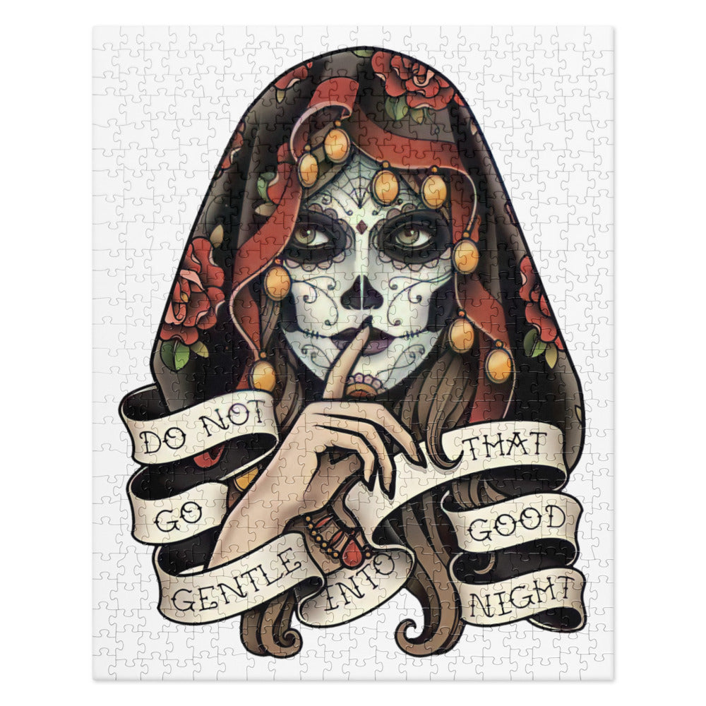 La Catrina Do Not Go Gentle into That Good Night Jigsaw puzzle