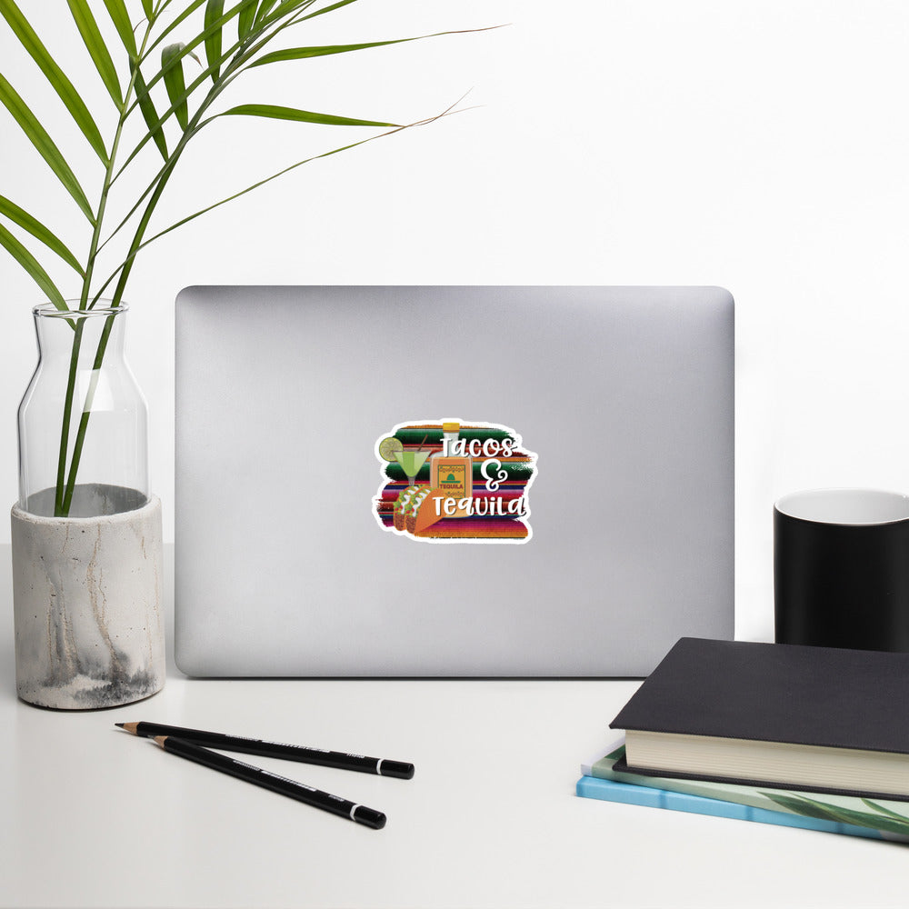 Tacos & Tequila Bubble-free stickers