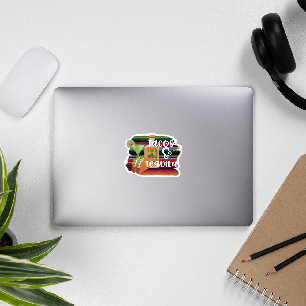 Tacos & Tequila Bubble-free stickers