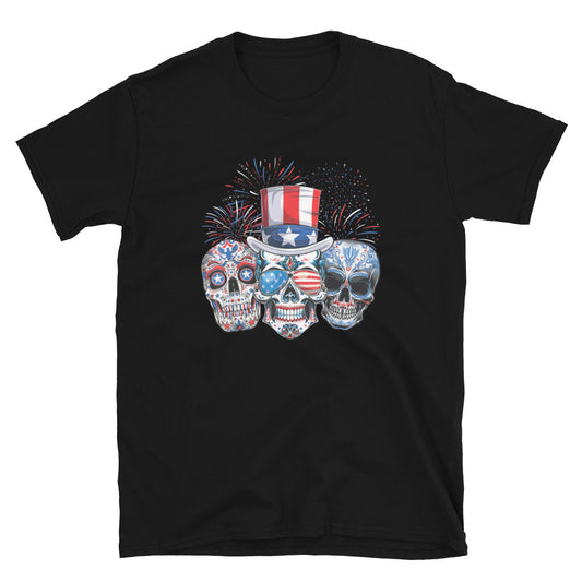 Mexican American Sugar Skull T-Shirt