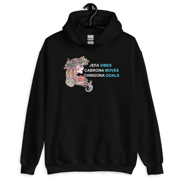 Jefa Vibes Chingona Unisex Hoodie Jefa Vibes Chingona Unisex Hoodie