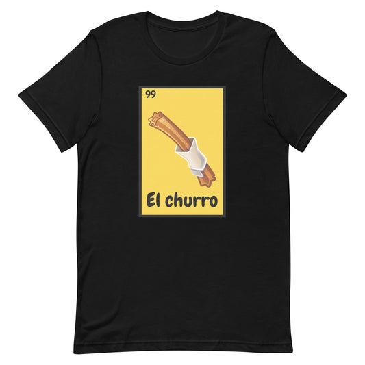El Churro Mexican Loteria T-Shirt Premium
