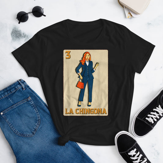 La Chingona Loteria T-Shirt for Women