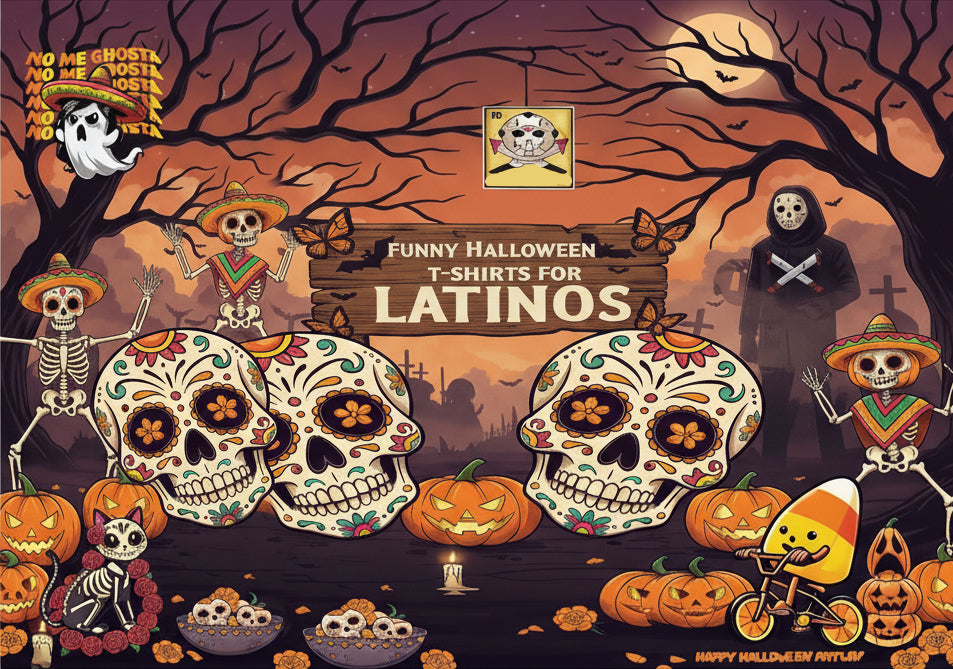 Funny Halloween T-Shirts for Mexicans and Latinos