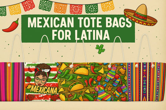 Mexican tote bags for Latina