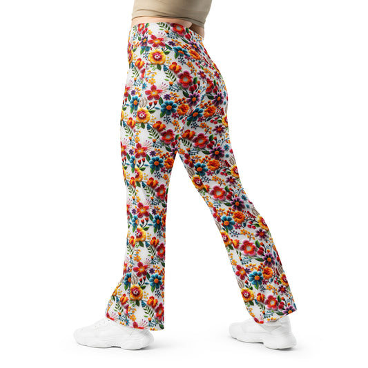 Floral Flare leggings for Latina