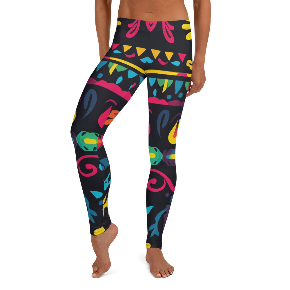 Mexican Art Style Leggings