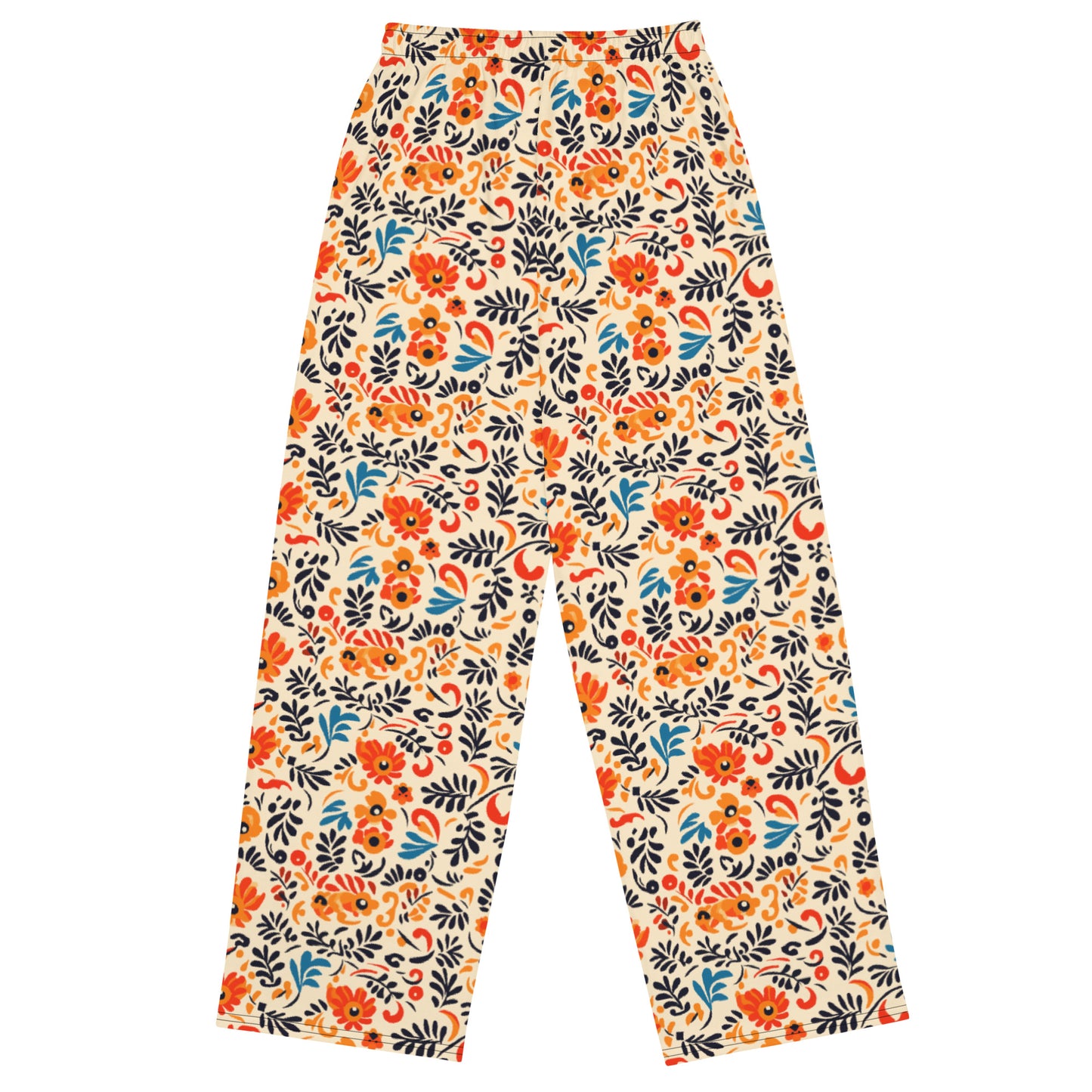 Mexican Floral Pattern Super Soft Pajamas / Sweat Bottoms