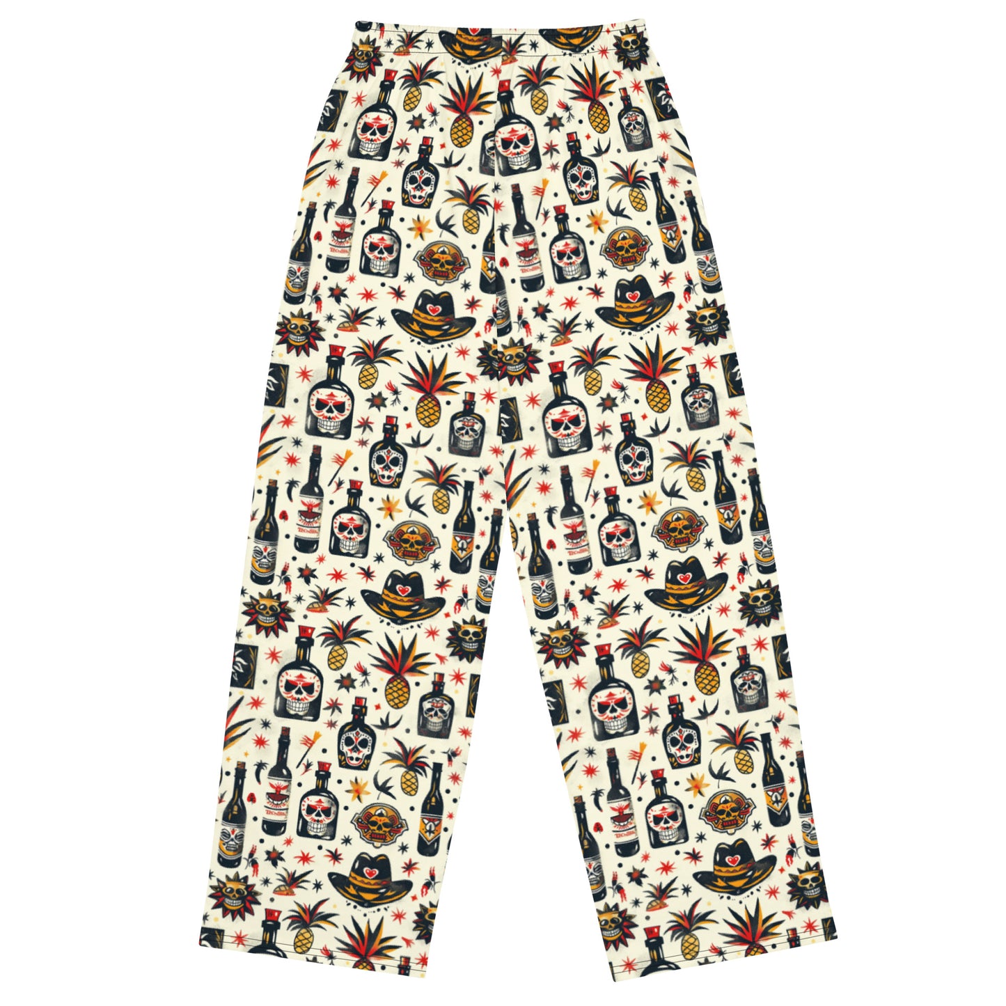 Sugar Skull Tequila y Cactus Vibes Pajamas / Sweat Bottoms