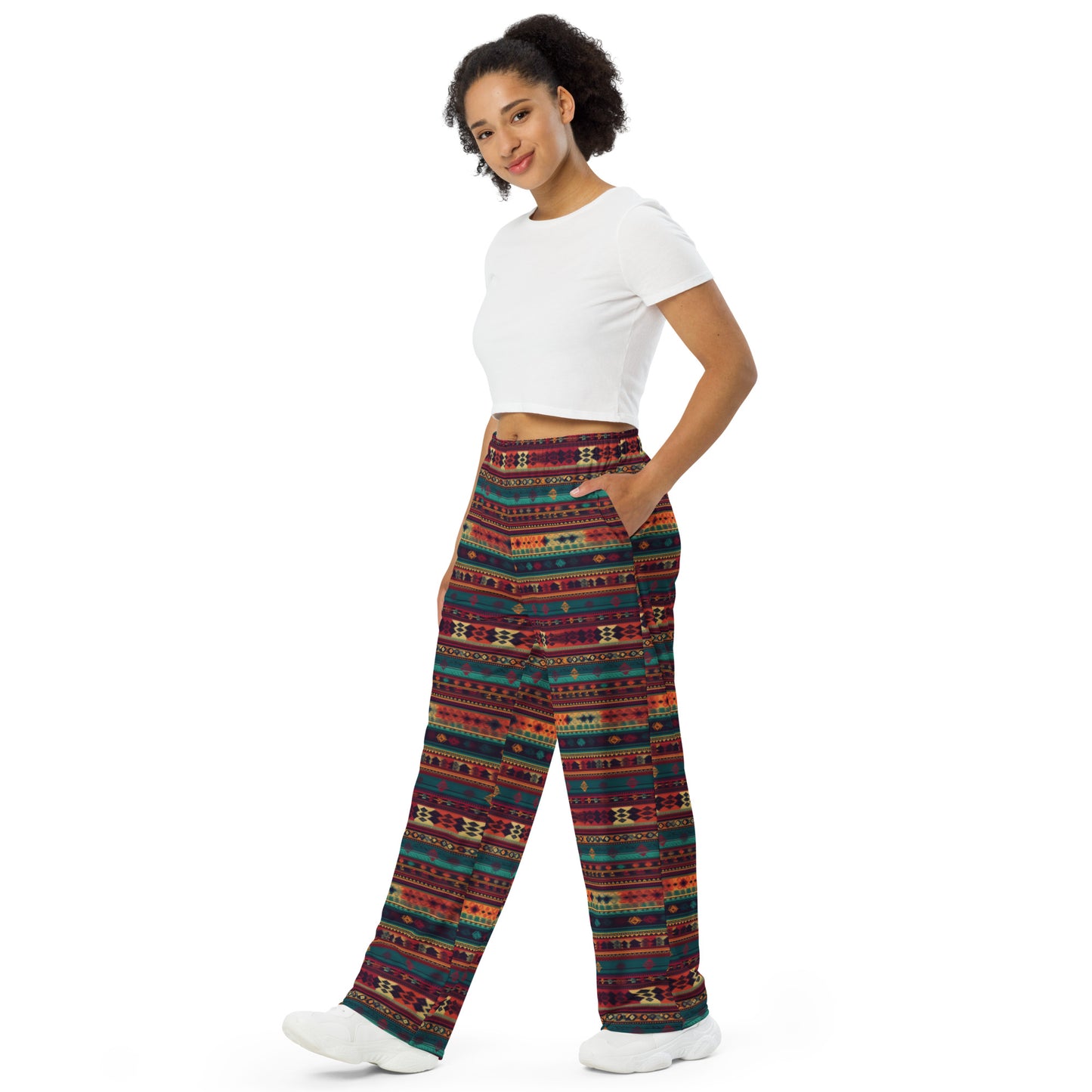 Mexican Blanket Fabric Pattern #1 Pajamas / Sweat Bottoms
