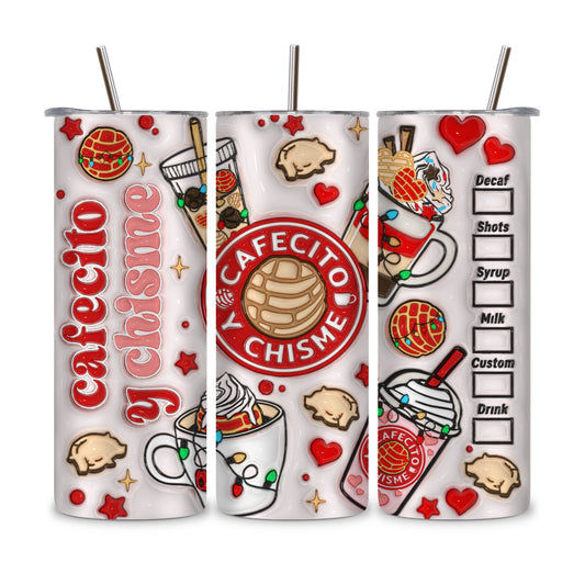 Cafecito Y Chisme Stainless steel Tumbler