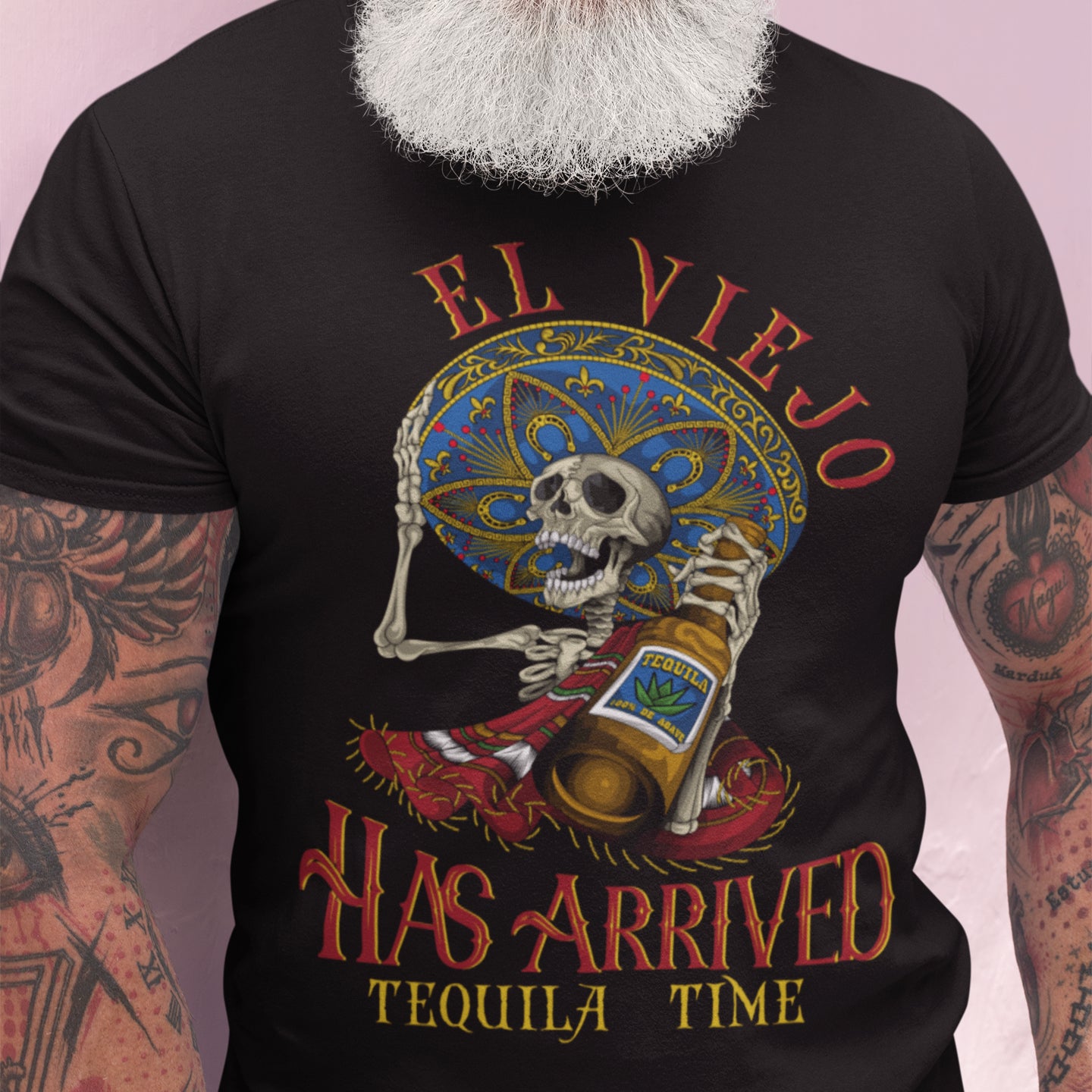 El Viejo Has Arrived Tequila Time Unisex t-shirt
