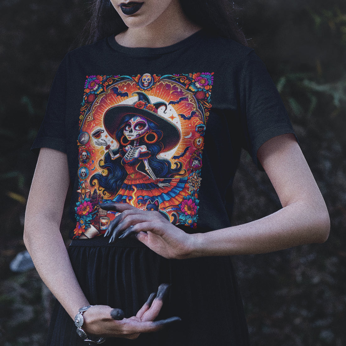 No Cafecito No Magic Bruja T-Shirt