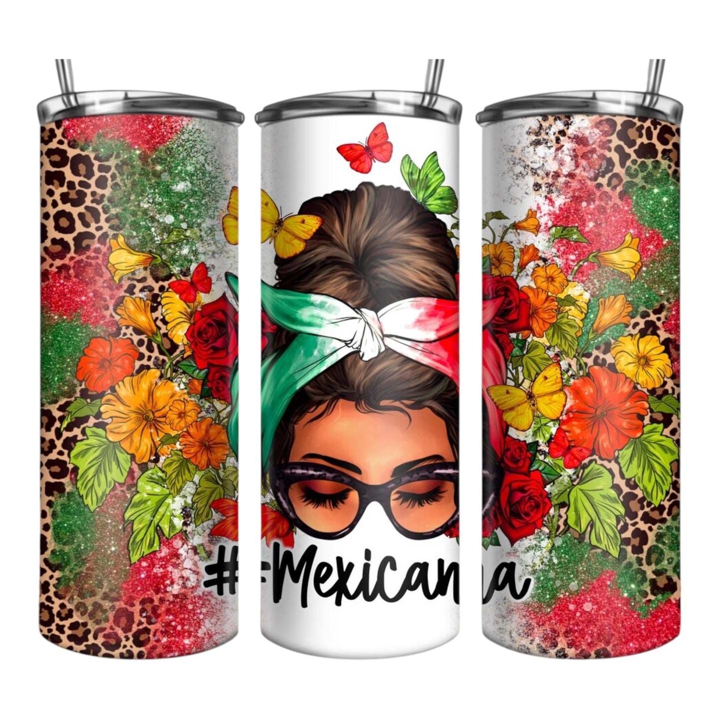 Mexicana Messy Bun Tumbler Stainless Steel