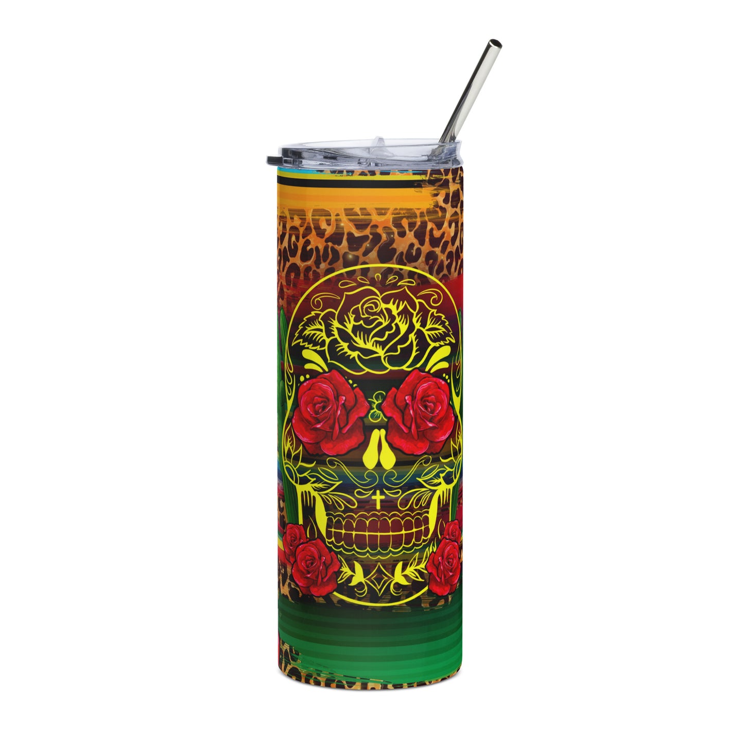 Mexican Calavera Stainless steel tumbler