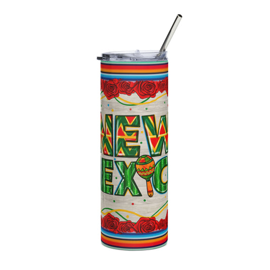 New Mexico Vibes Stainless steel tumbler