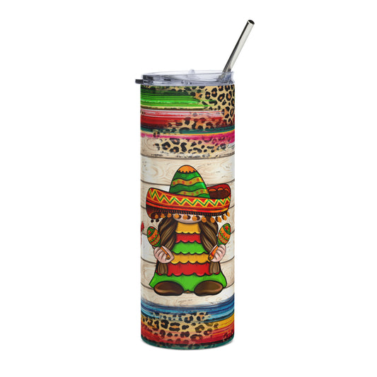 Mexican Gnomes Stainless steel tumbler