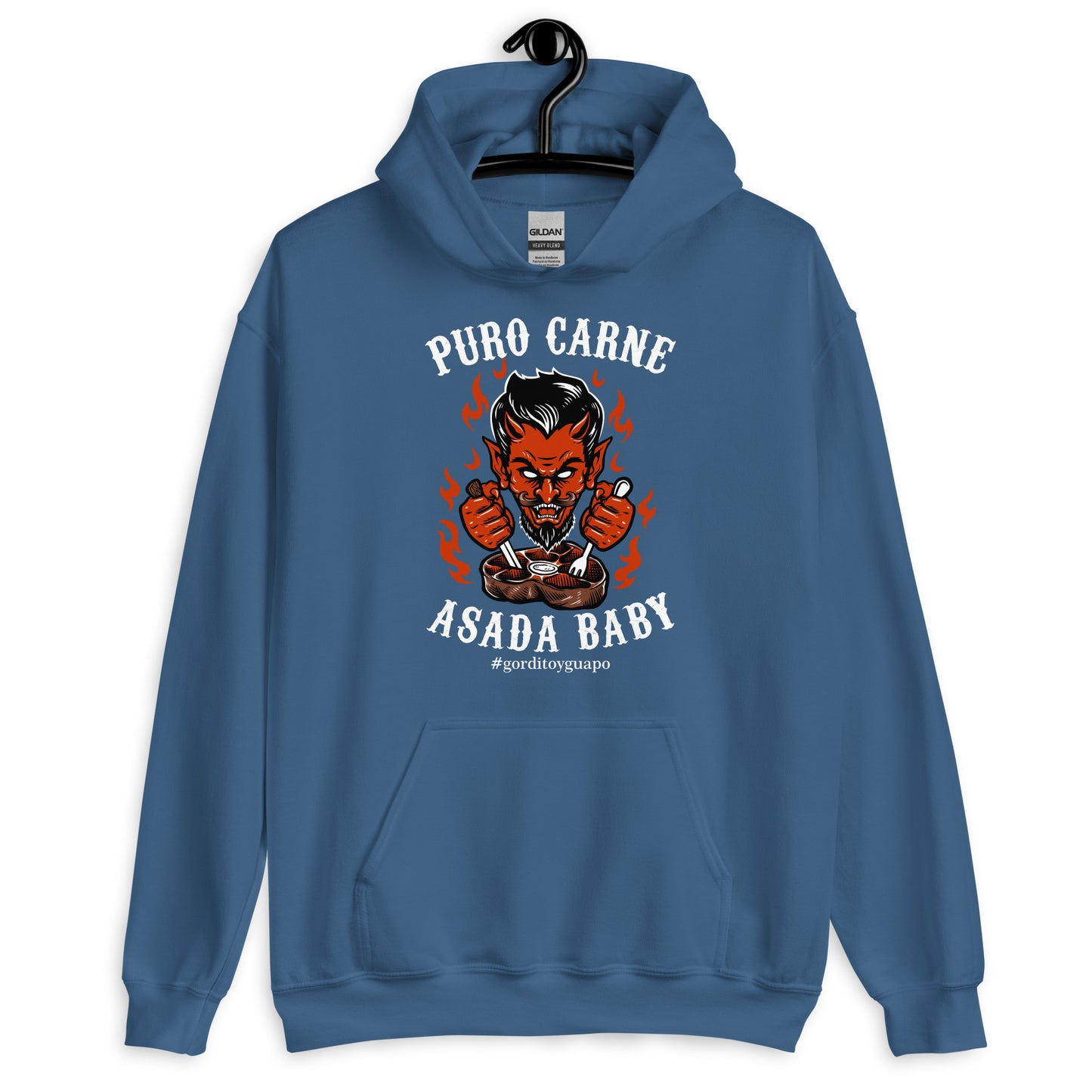 Puro Carne ASADA Baby #gorditoyguapo Unisex Hoodie