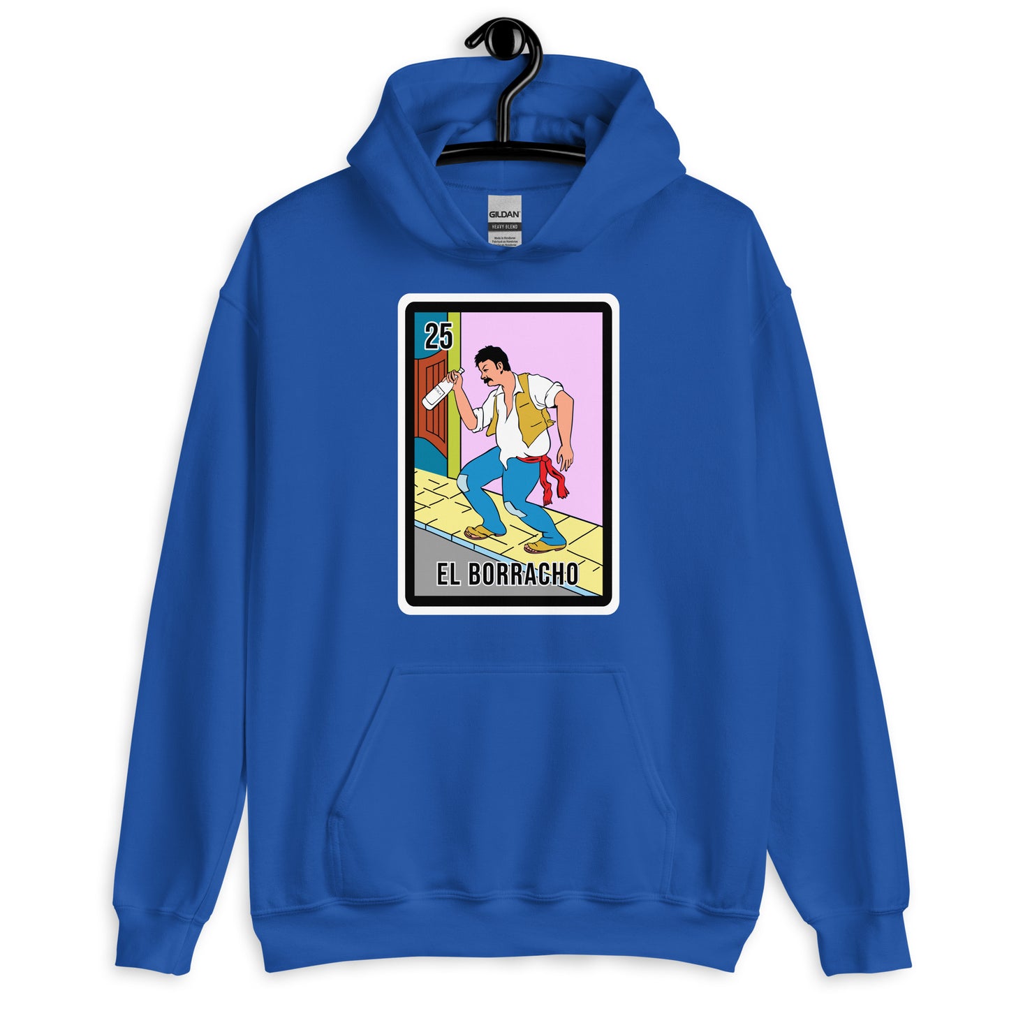 El Borracho Mexican Loteria Unisex Hoodie