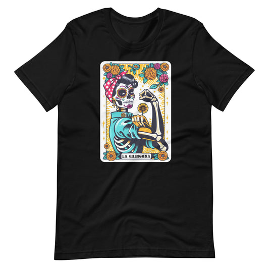 La Chingona Loteria Card Unisex t-shirt