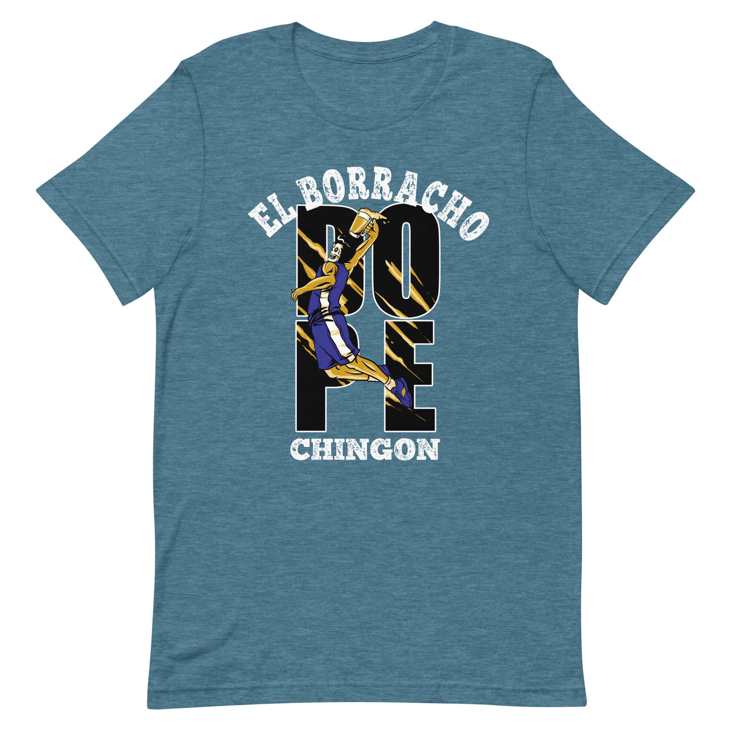 El Borracho Chingon Cerveza Dunk T-Shirt