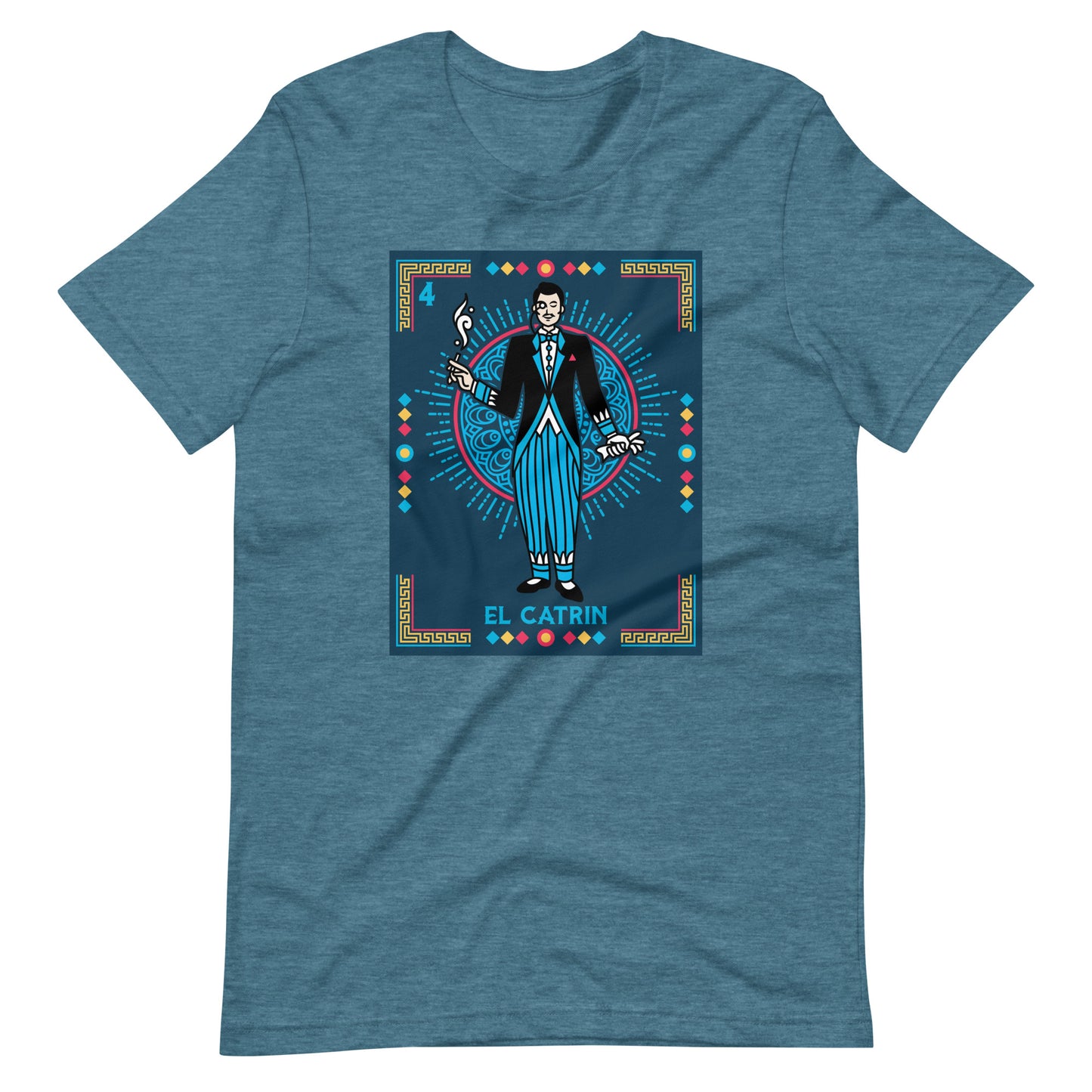 El Catrin Mexican Loteria Unisex t-shirt