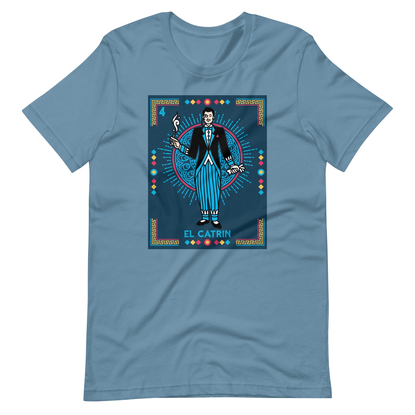 El Catrin Mexican Loteria Unisex t-shirt