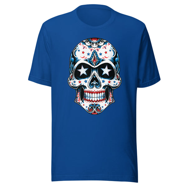 4th of July American Sugar Skull Premium T-Shirt
