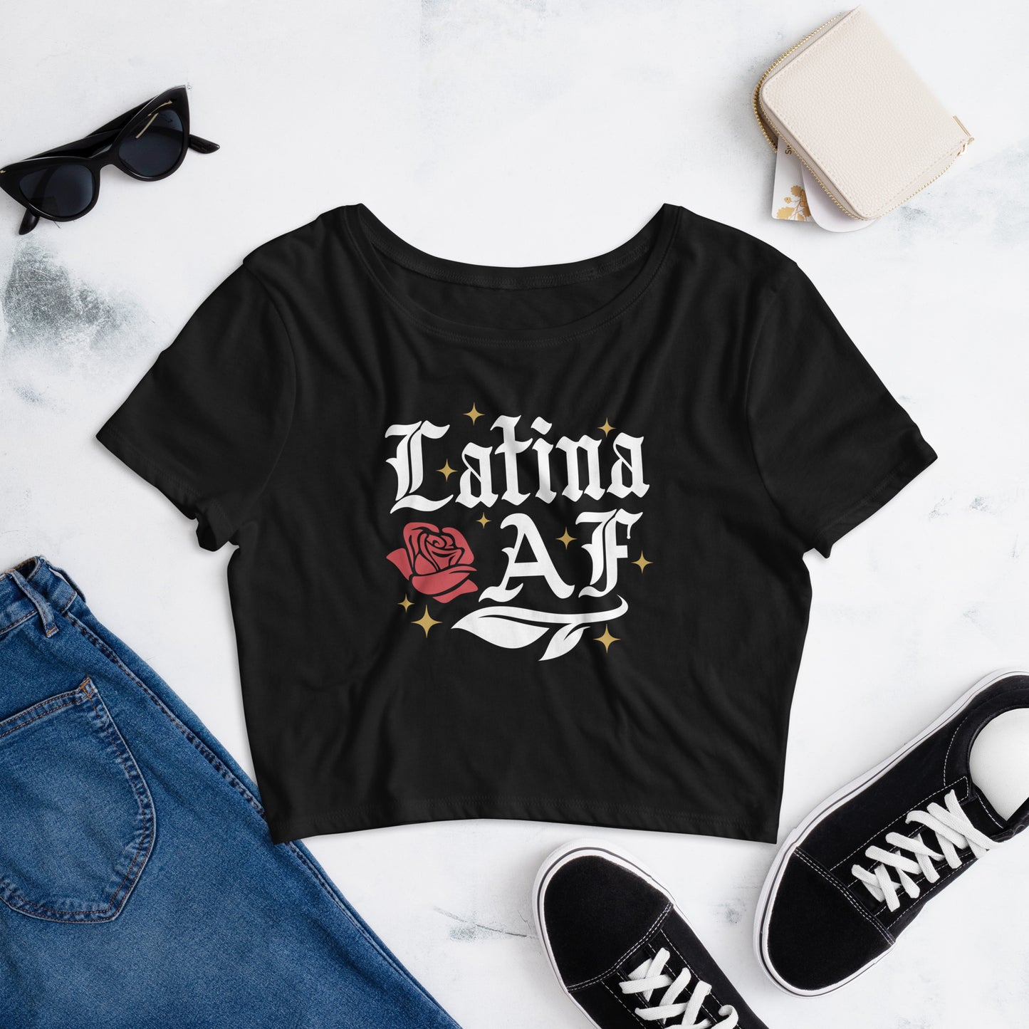 Latina AF Women’s Crop Tee