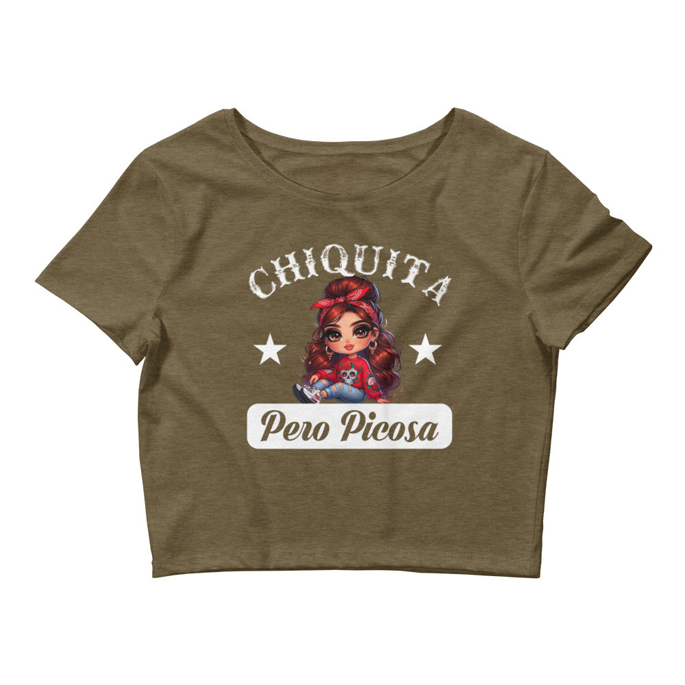 Chiquita Pero Picosa Latina Crop Tee