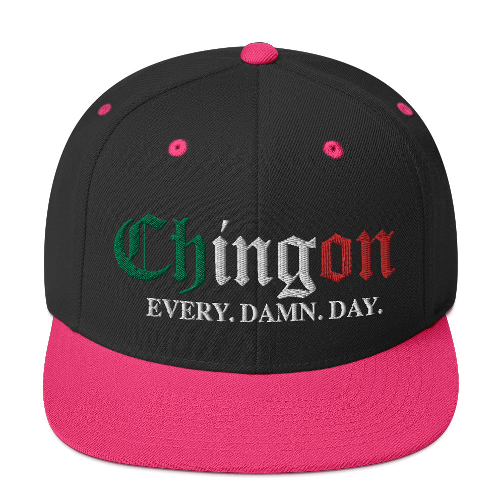 Chingon Every Damn Day Snapback Hat