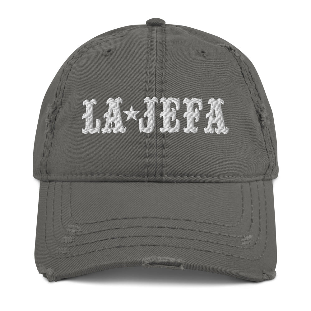La Jefa Distressed Hat