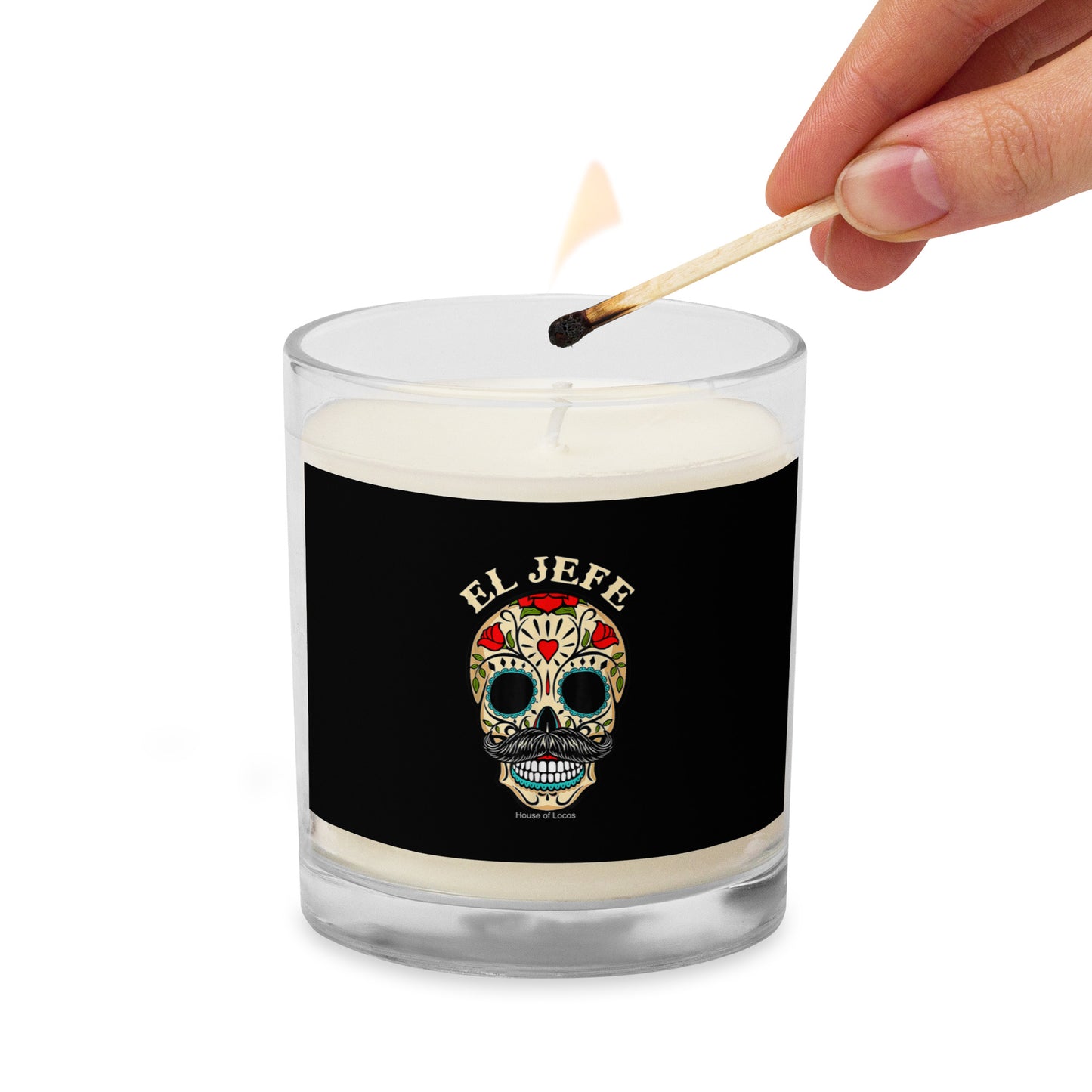 El Jefe Soy Wax Glass Candle